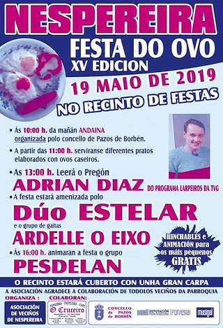 XVIII Fiesta del Huevo de Nespereira en Pazos de Borbén