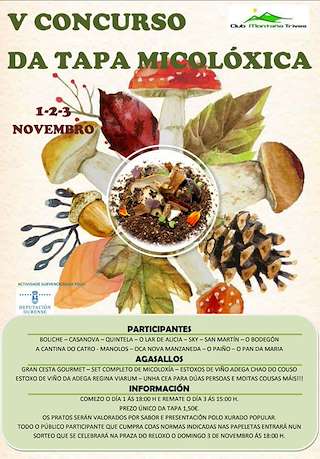 XXIII Xornadas Micolóxicas - VIII Concurso de Tapas en A Pobra de Trives