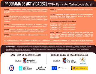 XXVII Feira do Cabalo de Adai (2024) en O Corgo