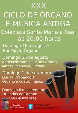 XXXIV Ciclo de Órgano y Música Antigua en Xunqueira de Ambía