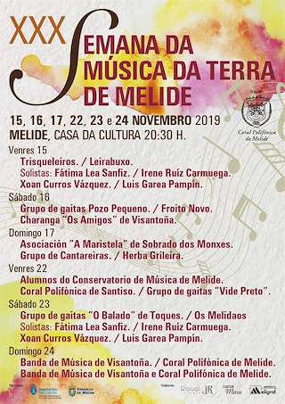 XXXIII Semana da Música en Melide