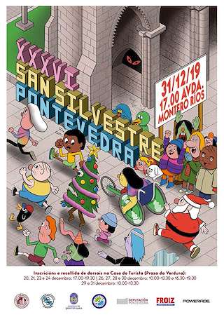 XL Carreira Popular de San Silvestre (2024) en Pontevedra