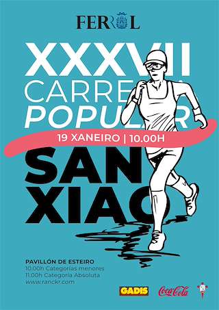 XL Carreira Popular de San Xiao en Ferrol